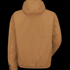 Red Kap Blended Duck Zip-Front Hooded Jacket Brown Duck Discount
