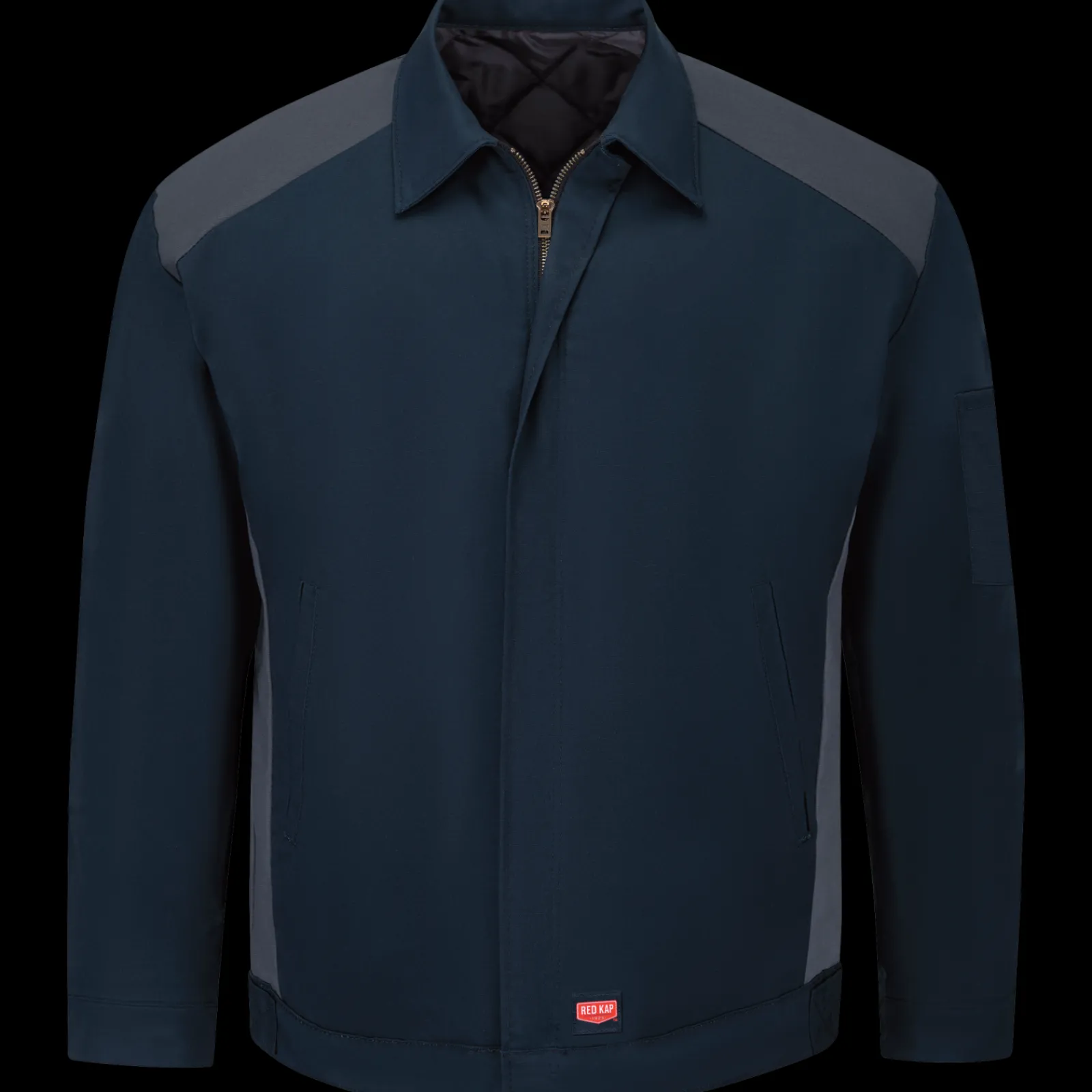 Red Kap Color Block Performance Crew Jacket Navy / Charcoal Best