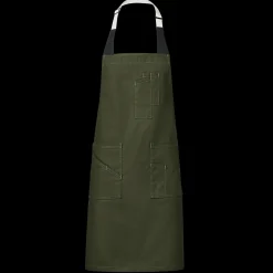 Red Kap Flex Strap Utility Bib Apron Olive Sale
