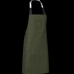 Red Kap Flex Strap Utility Bib Apron Olive Sale