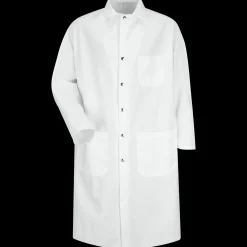 Red Kap Full Cut Butcher Coat White Fashion