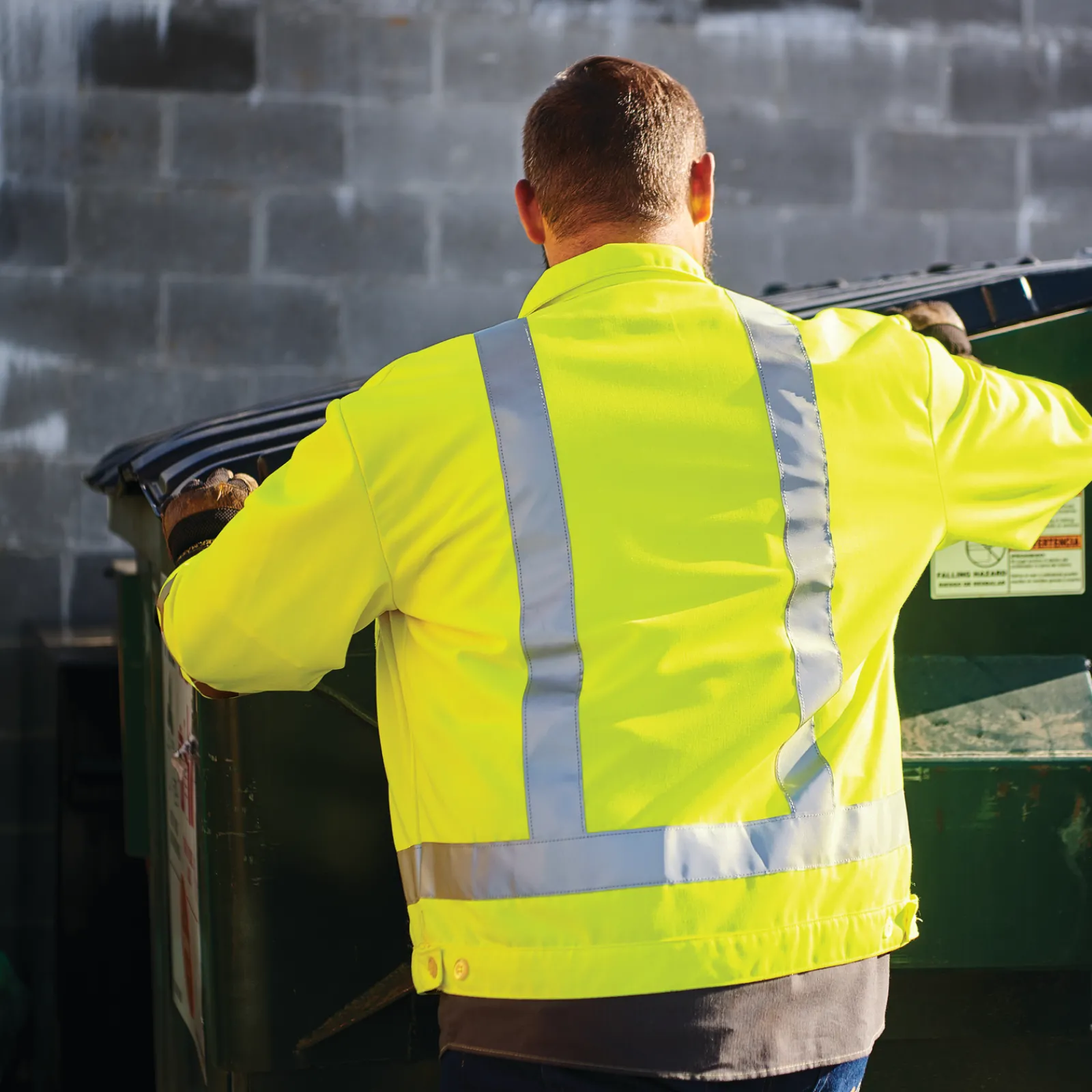 Red Kap Hi-Visibility Jacket - Type R Class 2 Fluorescent Yellow Outlet