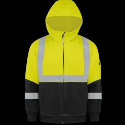 Red Kap Hi-Visibility Performance Work Hoodie - Type R Class 2 Black Online