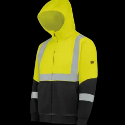 Red Kap Hi-Visibility Performance Work Hoodie - Type R Class 2 Black Online