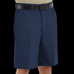 Red Kap Men's Cell Phone Pocket Shorts Navy Fashion
