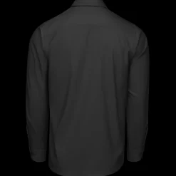 Red Kap Men's Cooling Long Sleeve Work Shirt Black Sale