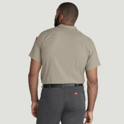 Red Kap Men's Cooling Short Sleeve Work Shirt Sand Best