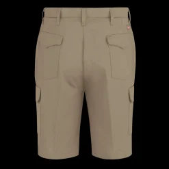 Red Kap Men's Cotton Cargo Shorts Khaki Clearance