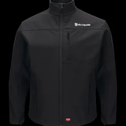 Red Kap Men's Deluxe Soft Shell Jacket Black Clearance