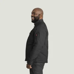 Red Kap Men's Insulated Quilted Work Jacket Obsidian Fashion