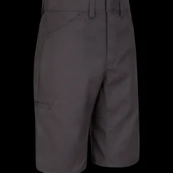Red Kap Men's Lightweight Crew Shorts Charcoal Fashion