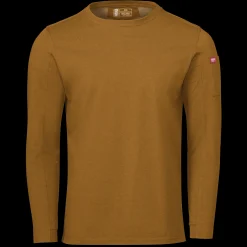 Red Kap Men's Long Sleeve Midweight Slim Fit Performance Tee Heathered Caramel Cafe Outlet
