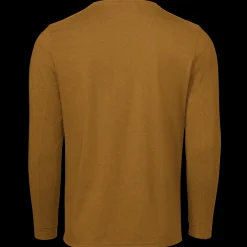 Red Kap Men's Long Sleeve Midweight Slim Fit Performance Tee Heathered Caramel Cafe Outlet