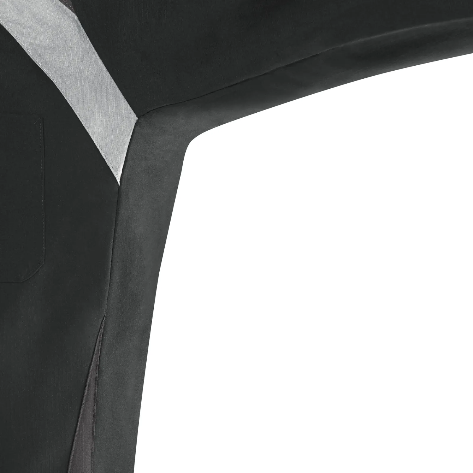 Red Kap Men's Long Sleeve Tri-Color Shop Shirt Black / Charcoal Online