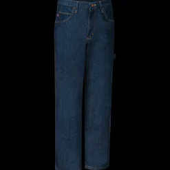 Red Kap Men's Loose Fit Dungaree Prewashed Indigo Hot