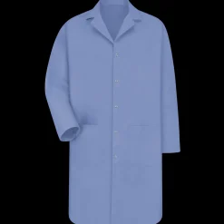Red Kap Men's ® Lab Coat with Interior Pocket Light Blue Best