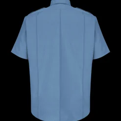 Red Kap Men's Sentinel Upgraded Short Sleeve Shirt Medium Blue Clearance