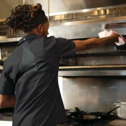 Red Kap Men's Short Sleeve Cook Shirt with OilBlok + MIMIX® White Online