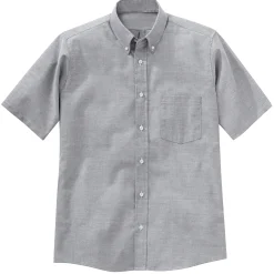 Red Kap Men's Short Sleeve Executive Oxford Dress Shirt Grey Sale