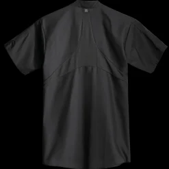 Red Kap Men's Short Sleeve Pro+ Work Shirt with OilBlok and MIMIX® Black Hot