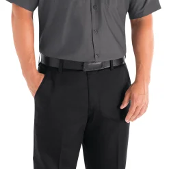 Red Kap Men's Short Sleeve Work Shirt with MIMIX® Charcoal Clearance