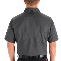 Red Kap Men's Short Sleeve Work Shirt with MIMIX® Charcoal Clearance