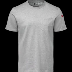 Red Kap Men's Slim Fit Cotton Pocket T-Shirt Alloy Heather Sale