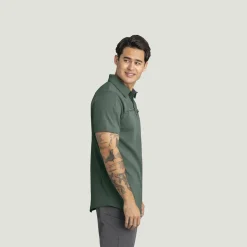 Red Kap Men's Snap Front Jersey Short Sleeve Work Shirt Dark Forest Online