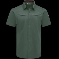 Red Kap Men's Snap Front Jersey Short Sleeve Work Shirt Dark Forest Online