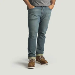 Red Kap Men's Straight Fit Lightweight Jean Medium Wash Sale