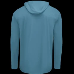 Red Kap Men's Sun Protection Pullover Hoodie Niagara Blue Sale