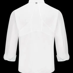 Red Kap Men's Ten Knot Button Chef Coat with OilBlok + MIMIX® White Best