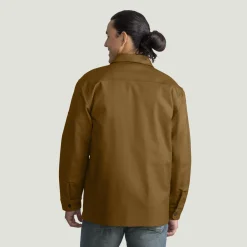 Red Kap Men's Water Repellent Shirt Jacket Rubber Sale