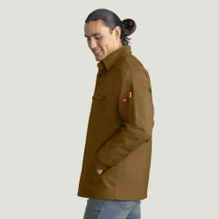 Red Kap Men's Water Repellent Shirt Jacket Rubber Sale