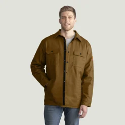 Red Kap Men's Water Repellent Shirt Jacket Rubber Sale