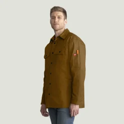 Red Kap Men's Water Repellent Shirt Jacket Rubber Sale