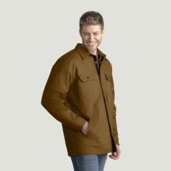 Red Kap Men's Water Repellent Shirt Jacket Rubber Sale