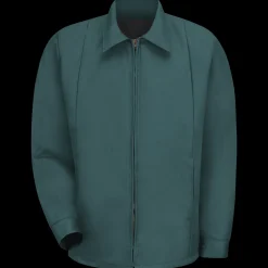 Red Kap Perma-Lined Panel Jacket Spruce Green Fashion