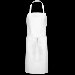 Red Kap Poly-Cotton Standard Bib Apron White Hot