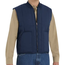 Red Kap Quilted Vest Navy Outlet