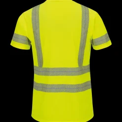 Red Kap Short Sleeve Hi-Visibility T-Shirt, Type R Class 3 Fluorescent Yellow Outlet