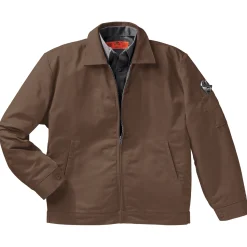 Red Kap Slash Pocket Jacket Brown Clearance
