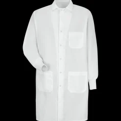 Red Kap Unisex Specialized Cuffed Lab Coat with Interior Pocket White Best