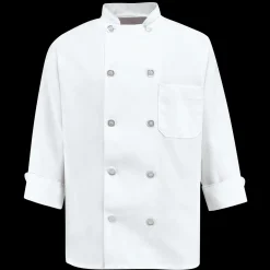 Red Kap Women's Chef Coat White Hot