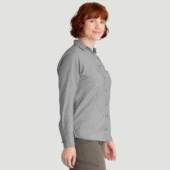 Red Kap Women's Cooling Long Sleeve Work Shirt Gravel New