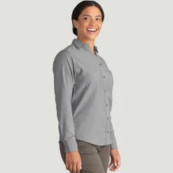Red Kap Women's Cooling Long Sleeve Work Shirt Gravel New