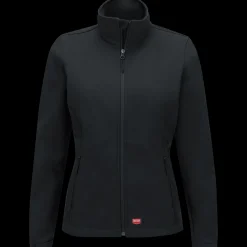 Red Kap Women's Deluxe Soft Shell Jacket Black Best