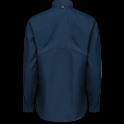 Red Kap Women's Long Sleeve Performance Pro+ Work Shirt with OilBlok + MIMIX® Navy Sale