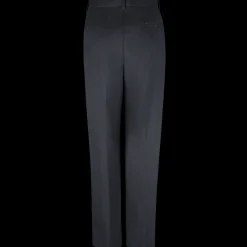 Red Kap Women's Pleated Twill Slacks Black Discount