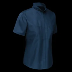 Red Kap Women's Short Sleeve Performance Pro+ Work Shirt with OilBlok + MIMIX® Navy Sale